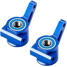 Metal Caster Blocks C-Hubs Steering Blocks Knuckles Upgrade Parts for Tra-xxas 1/10 Slash 2WD RC Car Steering Blocks
