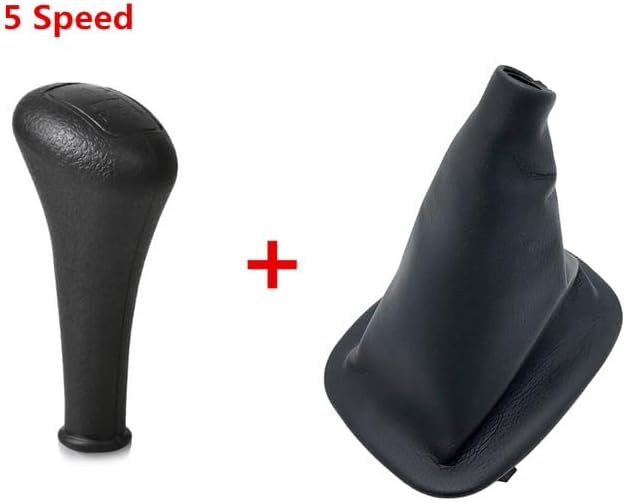 4/5 Speed Gear Shift Knob Gaiter Boot Case Cover for Mercedes Benz C E S Class W124 S124 W126 E190 W190 W201 W202 W123 W140 (5 Speed 2pcs)