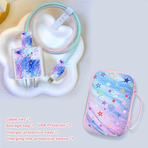 Organizador de cables USB para auriculares con funda de cargador 4