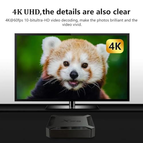 Multimediaspeler TV Box Android 10.0 / 4K tv-box, 2GB RAM 16GB ROM, Quad Core H313 64bit WiFi, 4K FHD by Mou&Co - Afbeelding 5