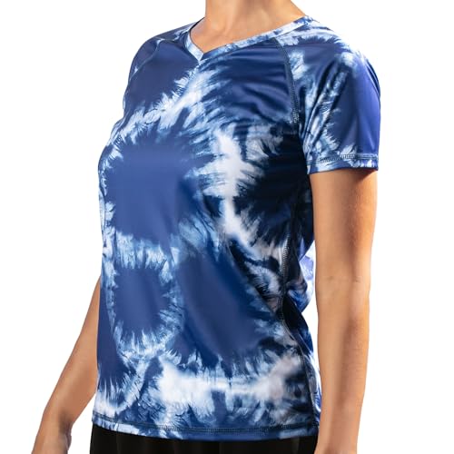 Kanu Surf Women's UPF 50+ Short Sleeved Active Swim Shirt Rash Guard & Workout Top
