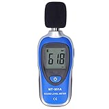 MT 901A Digitaler Schallpegelmesser und Lärm-Dezibel-Tester mit LCD-Display – Messgerät für die Überwachung von Umgebungsgeräuschen in Industrie- und Sicherheitsanwendungen