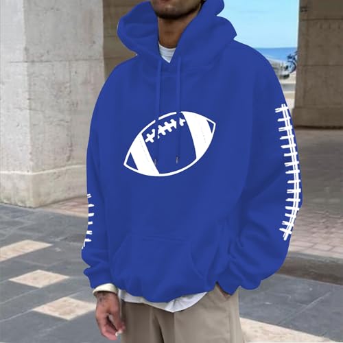 Sweat à capuche homme en molleton de coton rouge col rond - 2