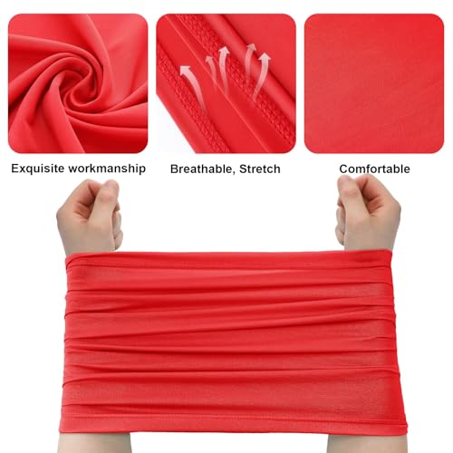 Image of Geyoga 6 /9 Pcs Summer UV Protection Cooling Neck Gaiter Scarf Face Clothing Neck Gaiter Mask Sunscreen Breathable Bandana