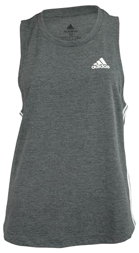 adidas Women's 3 Stripes Loose Fit Athletic Tank Top2