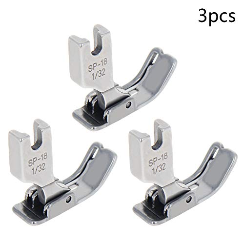 Othmro 3 piezas Pie prensatelas para máquina de coser industrial miniatura 2