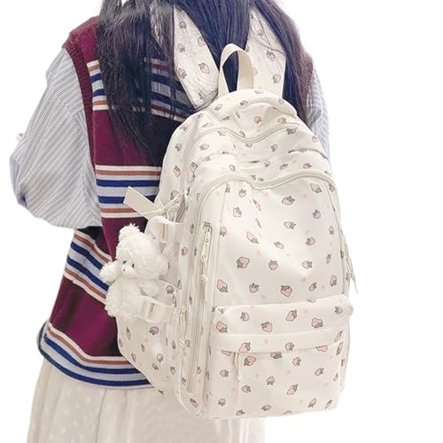 いちごモチーフ ナイロンリュック メゾピアノ いちごモチーフリュック