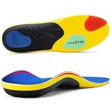 TANSTC Professional Sport Insoles with Medium Arch Support and Shock Absorption for Plantar Fasciiti