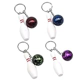 Ukerdo Mini Schlüsselbund Bowling Sport Persönlichkeit Bowling Ball Auto Tasche Rucksack Hängend Anhänger