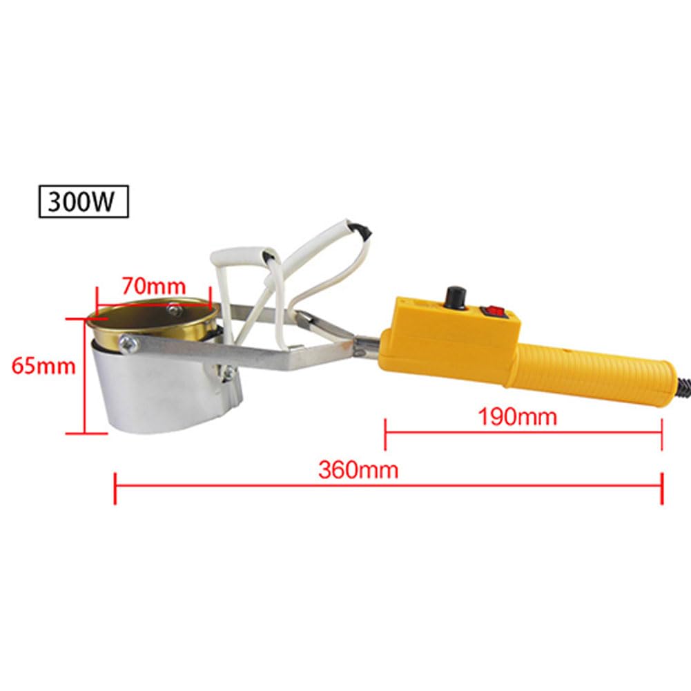 Creuset de plomb portatif, creuset de soudure de four de fusion portable, capacité 1500/3000g, fournitures de soudage d'outils soudure électriques, pour faire fondre cire colle plomb d'étain ( C)