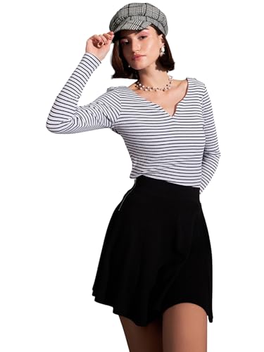 Image of Sassafras Women Sweetheart Neck Rib Top