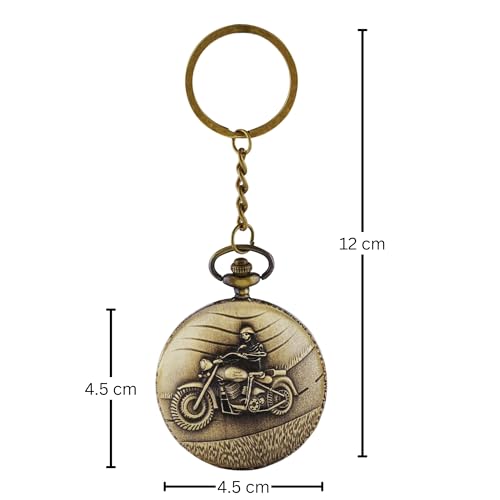 Image of Antique Bronze Pocket Premium Vintage Theme Metallic Home Key Chain & Key Rings | Best Gift for Men, Woman, Boys & Girls on their Special Occassions