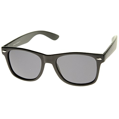 Image of zeroUV - Classic Colored Mirror Lens Square Horn Rimmed Sunglasses for Men Women