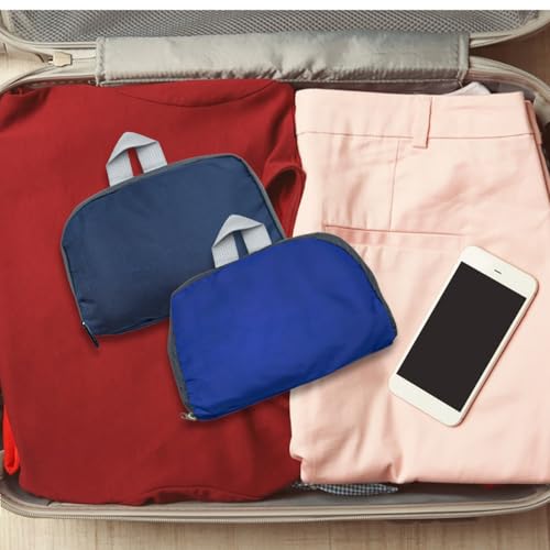 Mochila plegable ligera pack x2 20 litros azul marino y royal miniatura 7
