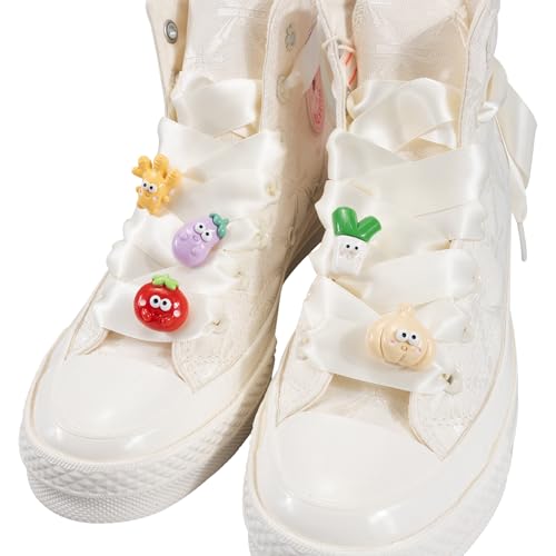Lilybekind Colgantes para cordones de zapatos, bonitos dijes para zapatos para tenis, clips de decoración de zapatos, dije de encaje para zapatos, regalo para niñas y niños, Resina