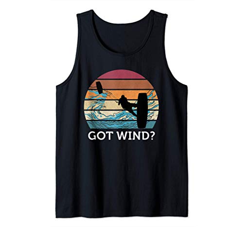 Got Wind Kitesurfing Retro Sunset Amant de planche de surf Débardeur Cover