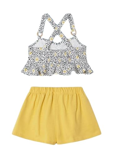 Conjunto short top Mayoral con estampado alegre y elástico confortable 2