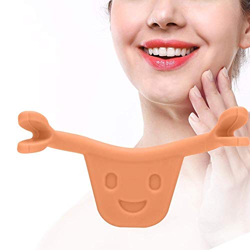 Gesichtstrainer, 2 Farben Smile Beauty Exerciser Kinnübungsgerät Smile Training Facelifting Gesichtsmuskeltrainer Flexiable Gesichtsübung (2#) Cover