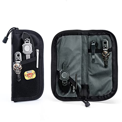 VIPERADE VE7 Bolsa de Herramientas para Hombres Nyon Bolsa pequeña de EDC con 4 Bolsillos con área de Parche de Bricolaje, Mejor Bolsa Protectora de Equipo EDC Cover