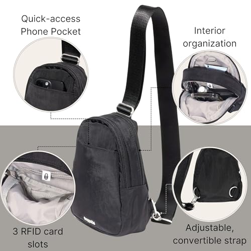 Baggallini Double Zip Mini Sling3