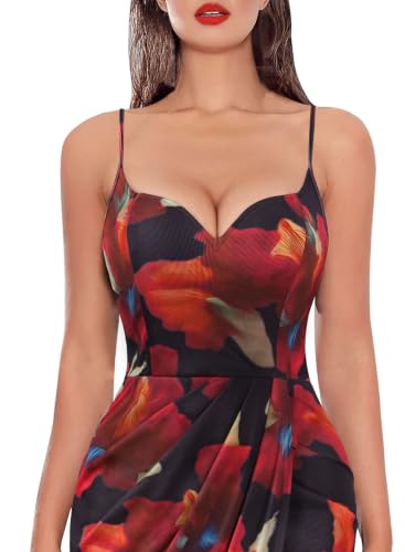 Image of VFSHOW Womens Sexy Spaghetti Strap Formal Prom Evening Gala Long Maxi Dress