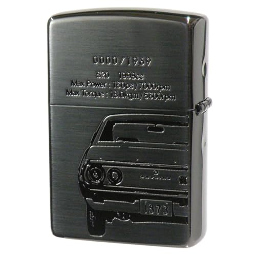 Encendedor Zippo Oil Black con calcomanía especial miniatura 2