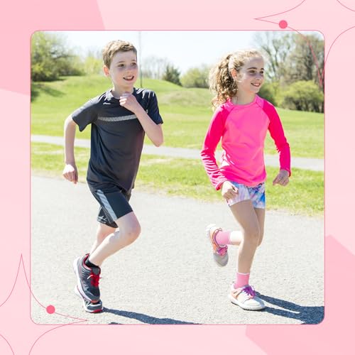Image of Haysandy 4 Pieces / 2 Pair Ankle Support Brace for Women Men Elastic Adults Compression Socks Knitted Ankle Sleeve for Jogging Running Fitness