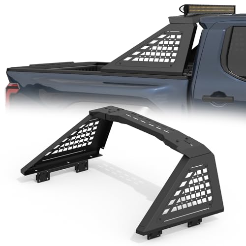 Image of Adjustable Sport Roll Bar | Compatible with Mid-Size Trucks Tacoma, Ranger, Colorado, Canyon, Frontier | No Drilling Installation | Three Installation Methods (MiD)