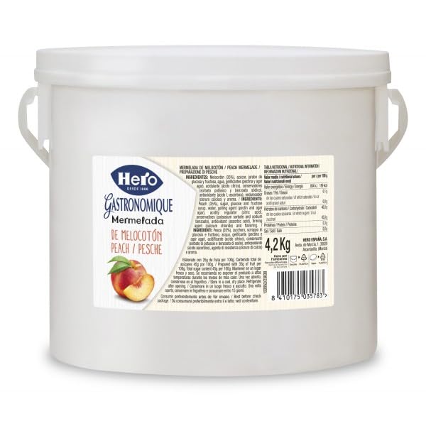 Italian Gourmet Confettura di Pesche Fruchtzubereitung 1 x 4,2kg Vorrat