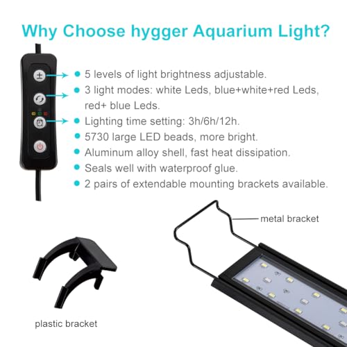 Hygger HG918 14W Full Spectrum Aquarium Light thumb #1