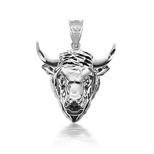 Claddagh Gold Taurus bull head necklace image