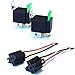 Produktbild Qiorange 2tlg 12V 30A Relais Sicherung Ein / Aus 4-Pin Leistungsrelais mit Sicherung Buchse Stecker für KFZ Motorrad Boot Oldtimer Auto (2 Set 12V/30A)