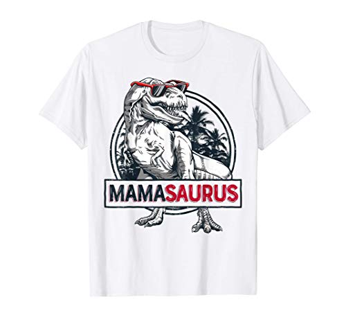 Mamasaurus T rex Dinosaur Funny Mama Saurus Family Matching Camiseta