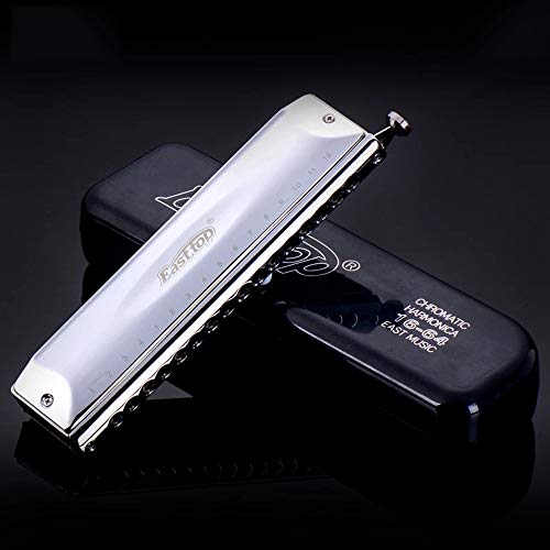 JINSUO GWTRY Easttop Chromatic Harmonica 16 Trous 64 Tone Bouche Organe Instrumentos Clé C Professionnelle Instruments… - Les Beatles, Paul McCartney, John Lennon, RIngo Starr, George Harrison JINSUO GWTRY Easttop Chromatic Harmonica 16 Trous 64 Tone Bouche Organe Instrumentos Clé C Professionnelle Instruments… – Image 5