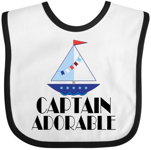 inktastic Sailing Captain Adorable Nautical Baby Bib