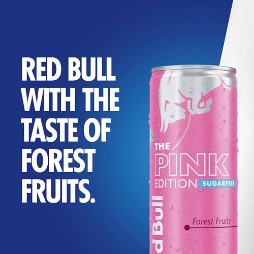 Red Bull Energy Drink Sugar Free Pink Edition Forest Fruits 250ml x4