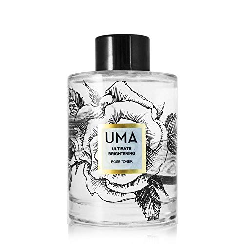 UMA Ultimate Brightening Rose Powder Cleanser | Ayurvedic Brightening & Exfoliating Cleanser for Dry, Irritated Skin | 100% Organic & Preservative-Free (4 oz | 120 ml)