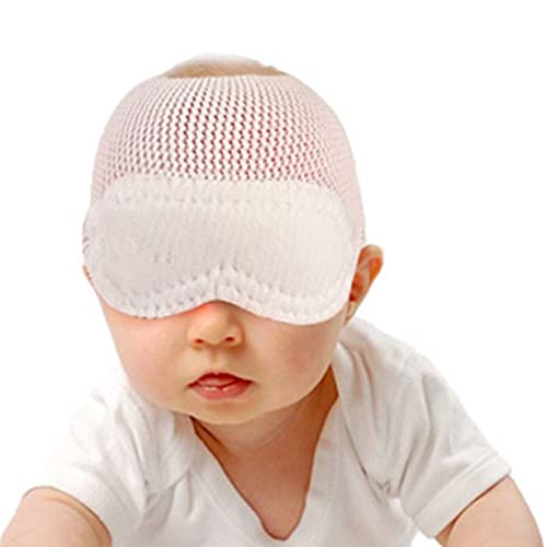 Antifaz para dormir para bebé, ligera, transpirable, malla transpirable para recién nacido, parche elástico para ojos de irradiación