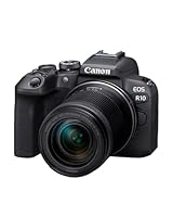 Canon EOS R10 Kamera spiegellose Camera + RF-S 18-150mm F4.5-6.3 is STM Objektiv (Hybridkamera, DSLR Upgrade, 15 B/s, 4K Videos, Dual Pixel CMOS AF II Fokussystem, WLAN) schwarz