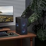 Micro ATX Case PC Case: MATX Case Mini PC ITX Desktop Computer Case Support Micro ATX MATX DTX ITX Mini PC with USB3.0, Support 3.5'' HDD (Black) - Image 5