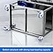 2-Layer Medical Trolley, Lab Rolling Cart, Spacious Beauty Salon Rolling Trolley, Medical Cart with Lockable Universal Wheels, for Home Hospital Office Medical Clinic(One Color-19.7 * 15.7Inch)