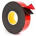 EMITEVER Double Sided Tape Heavy Duty, Acrylic Foam Mounting Tape 16.4FT X 1IN, Two Sided Adhesive Tape, Waterproof & Strong Double Stick Tape for Home Office Decor