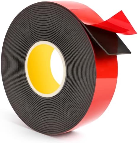 EMITEVER Double Sided Tape Heavy Duty, Acrylic Foam Mounting Tape, Two Sided Adhesive Tape, Waterproof & Strong Double Stick Tape, 2 Sided Strip Tape for Home Office Decor