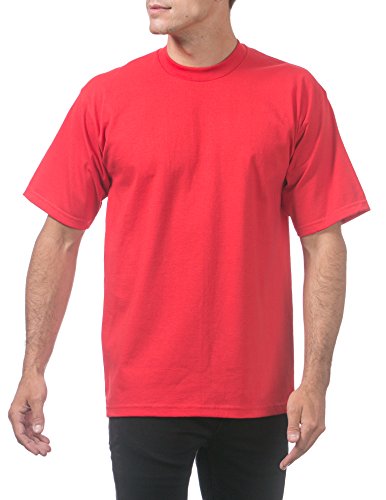 Image of Pro Club Men's 3-Pack Heavyweight Cotton Short Sleeve Crew Neck T-Shirt