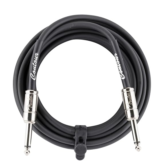Fender 18.6' Contour Instrument Cable, Black, 18.6FT/5.5M - Image 2