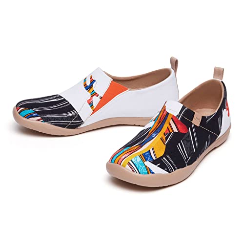 Image of UIN Women's Art Travel Shoes Slip On Casual Cozy Loafers Lightweight Comfort Fashion Sneaker Toledo Ⅰ