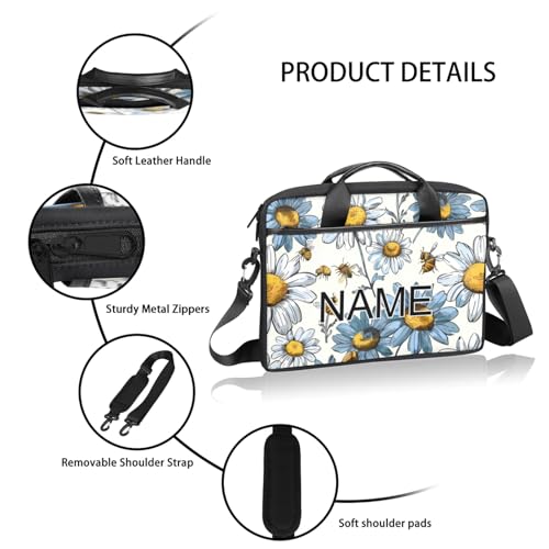 Custom Laptop Bag with Name Personalized 15 Inch Shoulder Computer Bag4