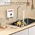 CAMPLUX Tankless Water Heater Electric 120V, 3500W Point of Use Instant Hot Water Heater, Save Space for Sink Wall Mounted LED Digital Display CSA Certified