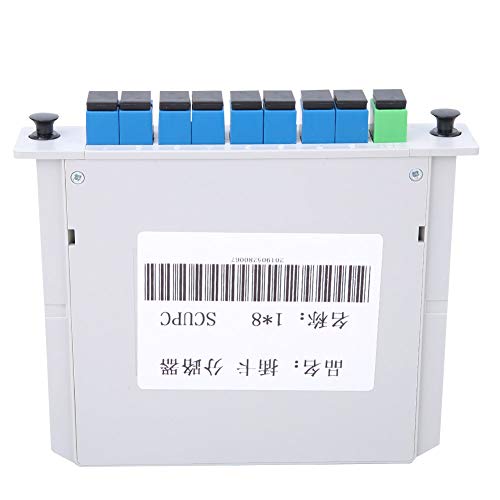 Divisor de fibra óptica compacto de reflexão baixa, conectores de computador duráveis ​​e confiáveis