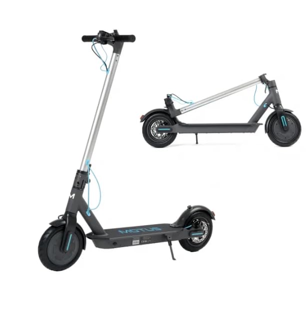 Trottinette Électrique Motus Scooty 8.5 – 25 km/h, 25 km Autonomie, Moteur 350W (700W Max), Roues 8.5", Frein à Disque Arrière, 100 kg Max, Pliable, LCD